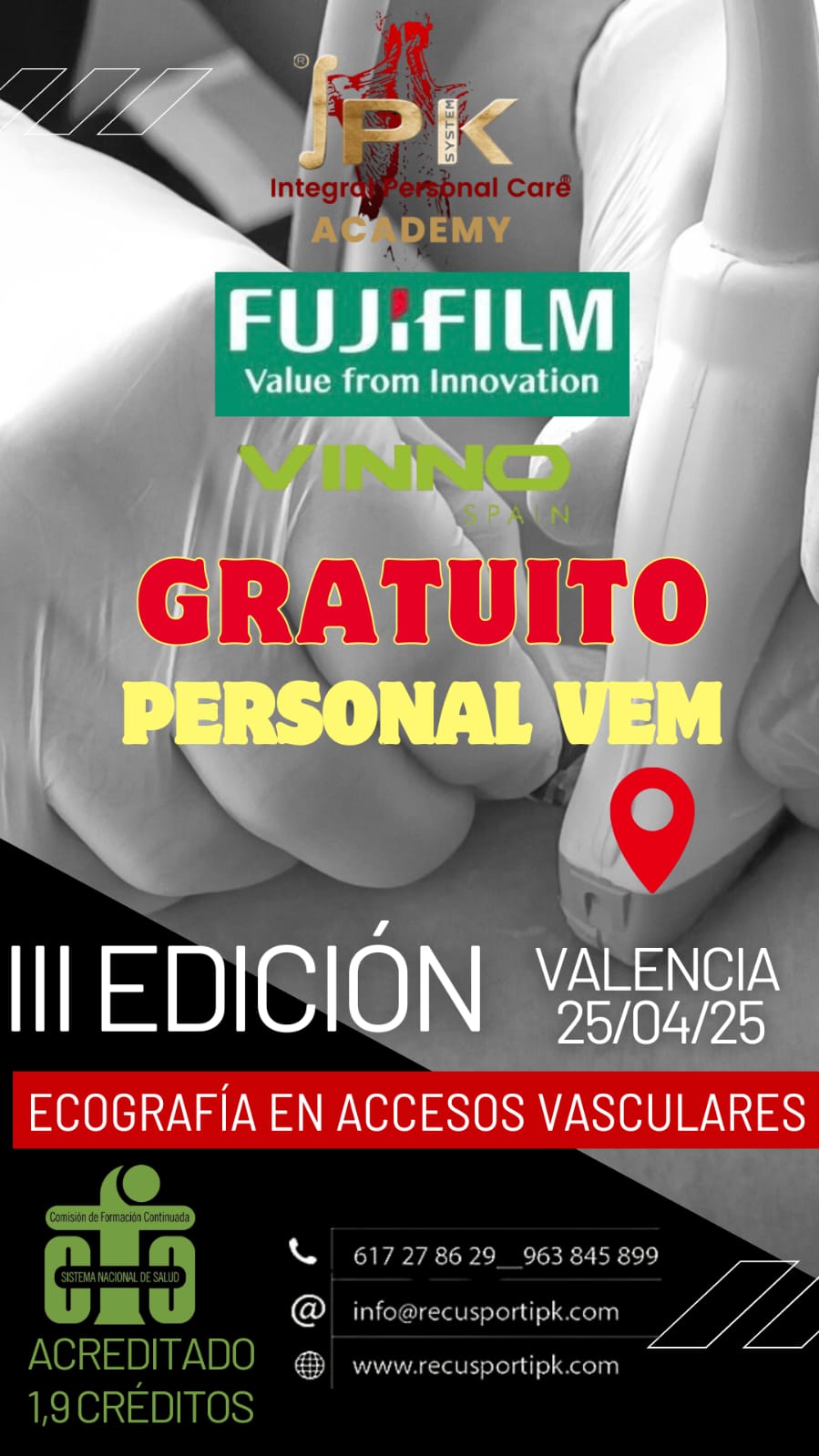 curso ecografia accesos vasculares